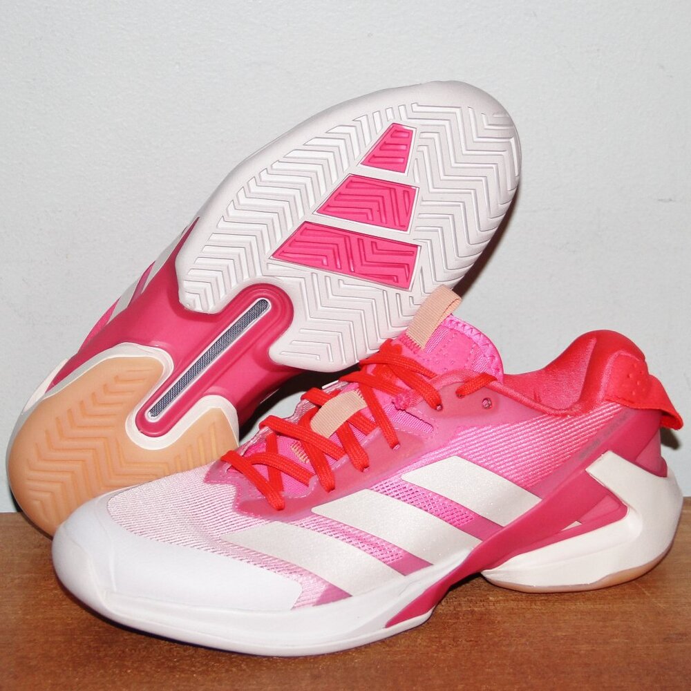Adidas Adizero Ubersonic 5 Tennis Shoes Womens 7 9 Lucid Pink Pickleball